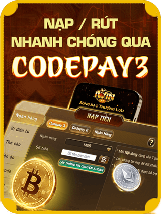 Nạp rút nhanh chóng qua CodePay3
